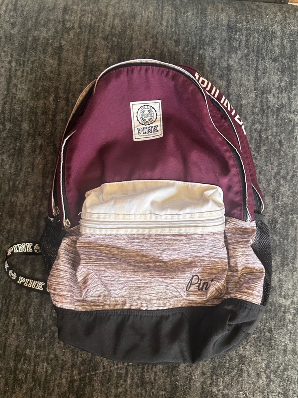 Victoria’s Secret PINK Maroon Full Size Campus Backpack